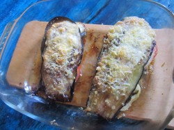 Баклажаны с овощами в духовке запеченные - шаг 10 Баклажаны с овощами в духовке запеченные - шаг 10