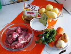 Баранина с картошкой по-ирландски Айриш стью - шаг 1