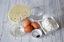 Капустные блины с капустой - шаг 1 Капустные блины с капустой - шаг 1