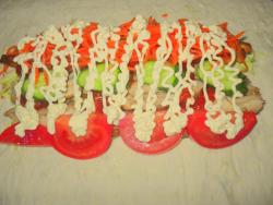 Домашняя шаурма в лаваше - шаг 6 Домашняя шаурма в лаваше - шаг 6