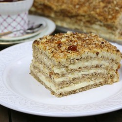 Египетский торт с безе