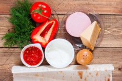 Фаршированный лаваш в духовке - шаг 1