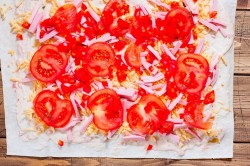 Фаршированный лаваш в духовке - шаг 6