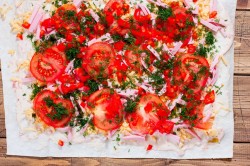 Фаршированный лаваш в духовке - шаг 7