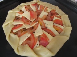 Галета с помидорами и сыром - шаг 10 Галета с помидорами и сыром - шаг 10