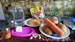 Гороховый суп пюре в мультиварке с базиликом и без мяса - шаг 1 Гороховый суп пюре в мультиварке с базиликом и без мяса - шаг 1