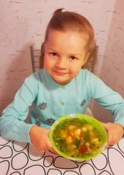 Гороховый суп с копченостями в мультиварке - шаг 7 Гороховый суп с копченостями в мультиварке - шаг 7