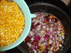 Гороховый суп с курицей в мультиварке - шаг 6 Гороховый суп с курицей в мультиварке - шаг 6