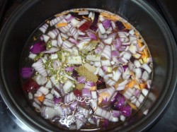 Гороховый суп с курицей в мультиварке - шаг 7 Гороховый суп с курицей в мультиварке - шаг 7