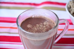 Горячий шоколад с халвой - шаг 6 Горячий шоколад с халвой - шаг 6