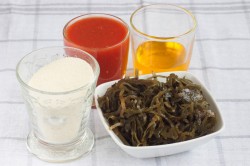 Икра из манки и морской капусты - шаг 1 Икра из манки и морской капусты - шаг 1