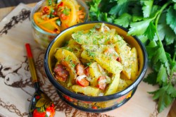 Жареная картошка с капустой на сковороде - шаг 12 Жареная картошка с капустой на сковороде - шаг 12