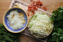 Жареная картошка с капустой на сковороде - шаг 4 Жареная картошка с капустой на сковороде - шаг 4