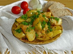 Картошка по деревенски в мультиварке - шаг 18 Картошка по деревенски в мультиварке - шаг 18