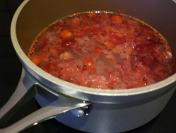 Клюквенный мусс с манкой - шаг 6