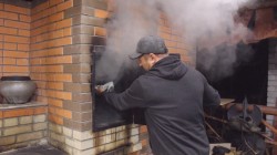 Копчение грудинки (подчеревка) в домашних условиях - шаг 3 Копчение грудинки (подчеревка) в домашних условиях - шаг 3