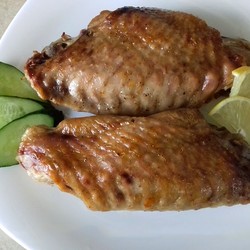 Крылья индюшки запеченные