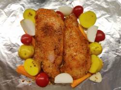 Курица на углях в фольге - шаг 7