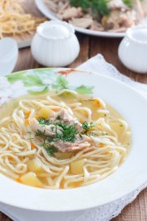 Куриный суп с домашней лапшой - шаг 9 Куриный суп с домашней лапшой - шаг 9