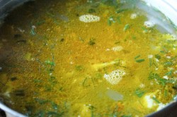 Куриный суп с яйцом и вермишелью - шаг 12 Куриный суп с яйцом и вермишелью - шаг 12