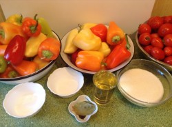 Лечо с перцами на зиму - шаг 1 Лечо с перцами на зиму - шаг 1