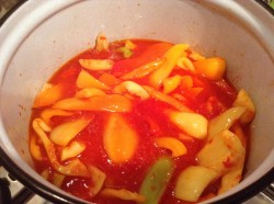 Лечо с перцами на зиму - шаг 5 Лечо с перцами на зиму - шаг 5