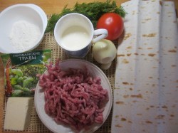 Ленивая лазанья с лавашом - шаг 1 Ленивая лазанья с лавашом - шаг 1