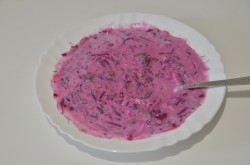 Литовский холодный борщ на кефире из свеклы - шаг 8 Литовский холодный борщ на кефире из свеклы - шаг 8