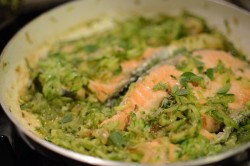 Лосось весенний с цуккини - шаг 7