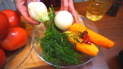 Салат на зиму Любимый - очень жалела что заготовила мало - шаг 1 Салат на зиму Любимый - очень жалела что заготовила мало - шаг 1