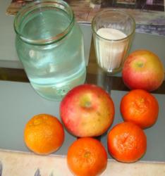 Мандариновый компот из мандарин и яблок на зиму - шаг 1