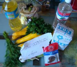 Маринованные кабачки с сахаром укропом чесноком лаврушкой - шаг 1 Маринованные кабачки с сахаром укропом чесноком лаврушкой - шаг 1