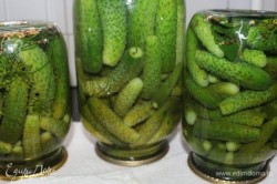 Маринованные хрустящие огурчики на зиму - шаг 5 Маринованные хрустящие огурчики на зиму - шаг 5