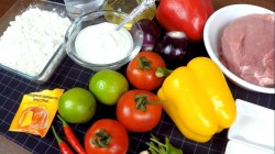 Мексиканский Фахитос в Тортилье - шаг 1