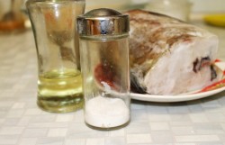 Минтай на пару - шаг 1