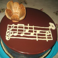 Моцарт торт из песочного теста с шоколадным муссом