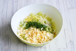 Начинка для пирожков из капусты с яйцом - шаг 8 Начинка для пирожков из капусты с яйцом - шаг 8