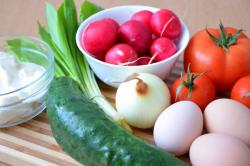 Салат из черемши - шаг 1