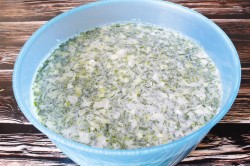 Окрошка на сметане и воде - шаг 8 Окрошка на сметане и воде - шаг 8