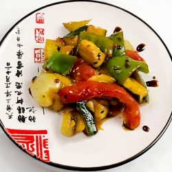 Овощи терияки в рисовом вине