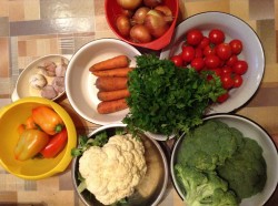 Овощное капустное ассорти на зиму - шаг 1 Овощное капустное ассорти на зиму - шаг 1