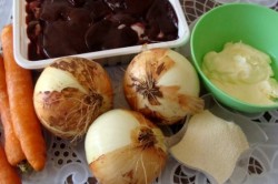 Куриная печень по-царски запеченная - шаг 1