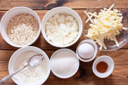 Печенье из творога и овсяных хлопьев - шаг 1 Печенье из творога и овсяных хлопьев - шаг 1