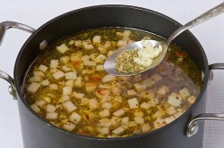 Польский суп журек в хлебе - шаг 11 Польский суп журек в хлебе - шаг 11