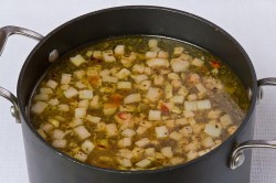 Польский суп журек в хлебе - шаг 9 Польский суп журек в хлебе - шаг 9