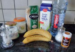 Рисовый пудинг с бананами - шаг 1