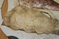 Рыбка в картофельной чешуе - шаг 3 Рыбка в картофельной чешуе - шаг 3