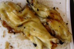 Салат из баклажанов и перца с зеленым луком и кинзой - шаг 5 Салат из баклажанов и перца с зеленым луком и кинзой - шаг 5