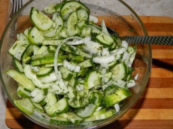 Салат из переросших огурцов на зиму - шаг 5 Салат из переросших огурцов на зиму - шаг 5