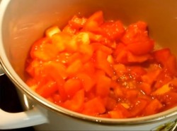 Салат из спаржевой фасоли на зиму - шаг 5 Салат из спаржевой фасоли на зиму - шаг 5